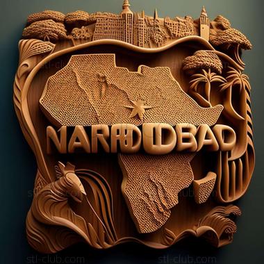 3D model Nairobi Kenya (STL)